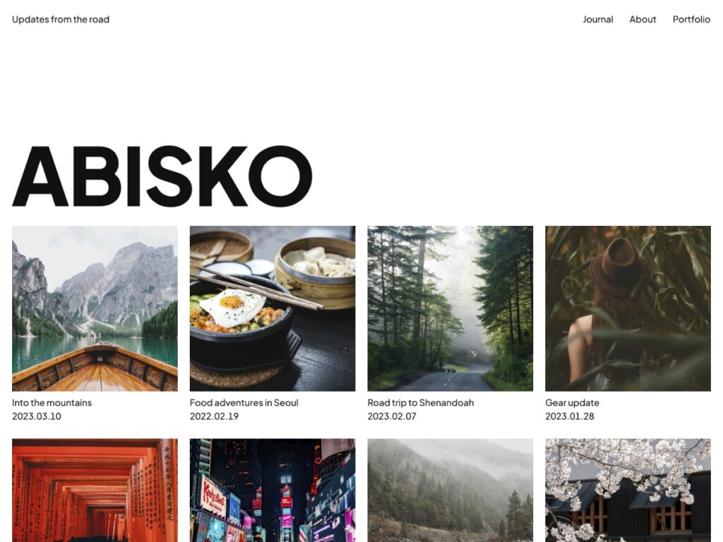 Abisko – Blog Theme