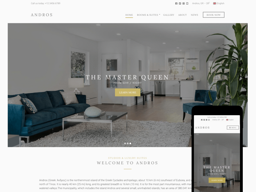 Andros - Ignition – Hotel Theme
