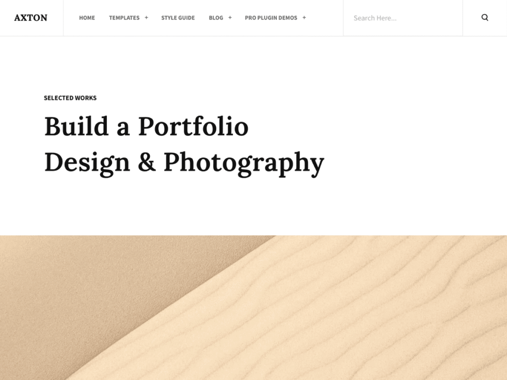 Axton – Blog Theme