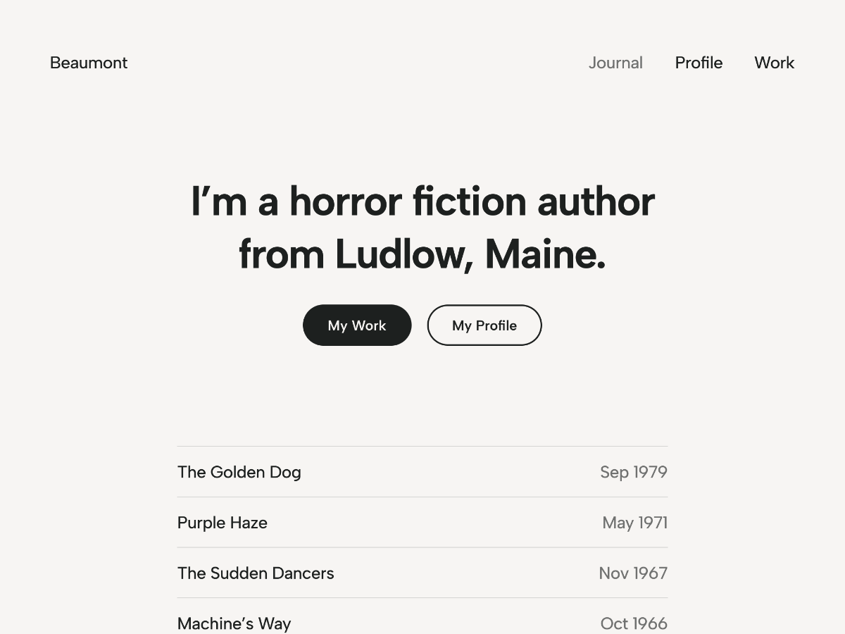 Beaumont – Blog Theme