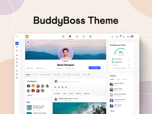 BuddyBoss Theme – Multipurpose Theme