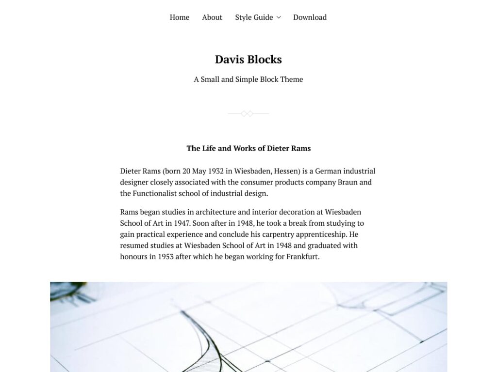 Davis Blocks – Blog Theme