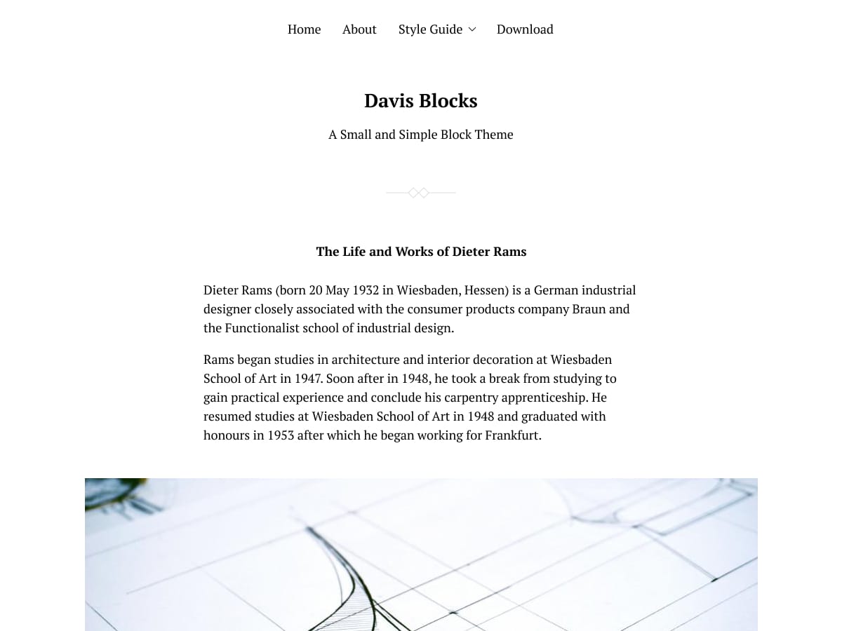 Davis Blocks – Blog Theme