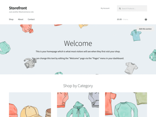 Storefront – Ecommerce Theme